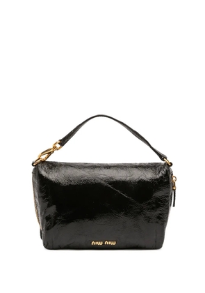 Miu Miu Pre-Owned 1993-2000 Patent Zip handbag - Black