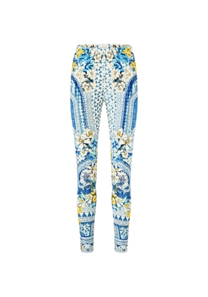 Camilla floral-print leggings - Neutrals