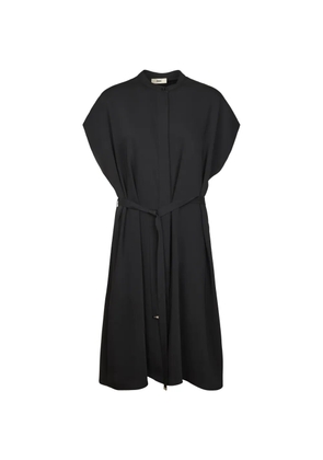 Herno belted midi dress - Black