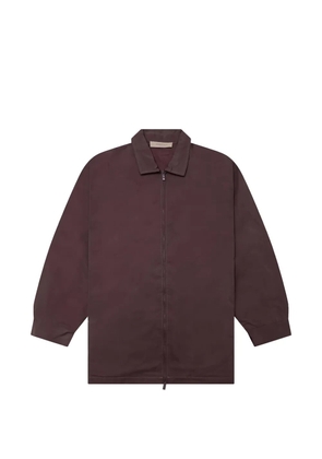 FEAR OF GOD ESSENTIALS zipped shirt jacket - Purple