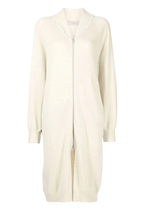 FEAR OF GOD ESSENTIALS zip-up long-length cardigan - Neutrals