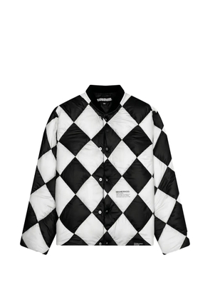 Neighborhood Checker puffer jacket - Black