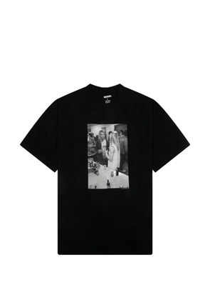 Neighborhood X Charles Peterson picture T-shirt - Black