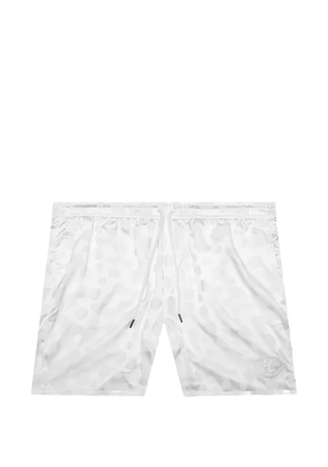 Honor The Gift logo-detail track shorts - White