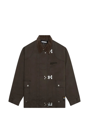 Neighborhood corduroy-collar jacket - Brown