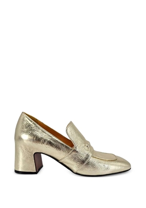 Madison.Maison leather loafers - Gold