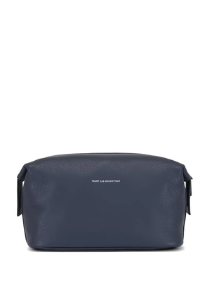 WANT Les Essentiels Kenyatta zip-fastening wash bag - Blue