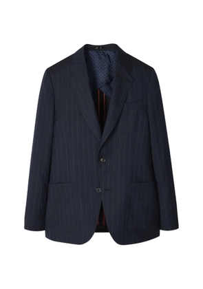 Paul Smith pinstripe two-button blazer - Blue