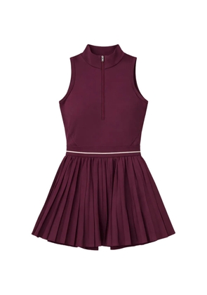 Wilson perforated pleated dress - Purple