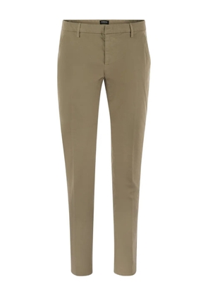 DONDUP loop-belt trousers - Neutrals