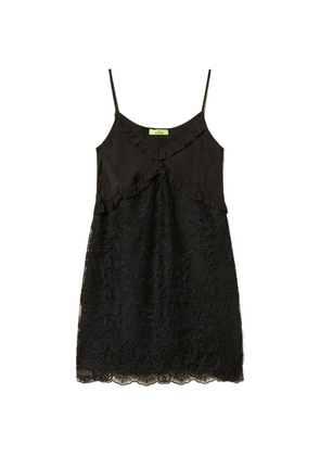 TWINSET ruffled lace dress - Black