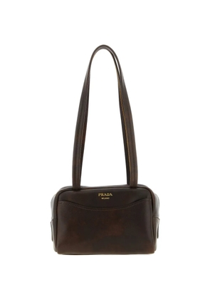 Prada Carry leather top handle mini bag - Brown