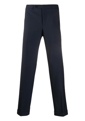 Canali slim tailored trousers - Blue