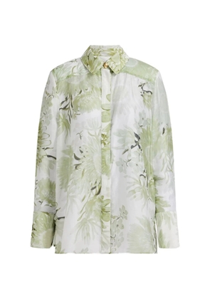 Aje reflector floral shirt - White