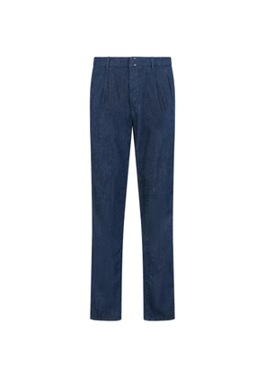 slowear pleated denim trousers - Blue