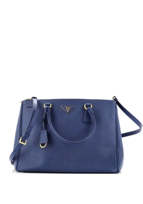 Prada Pre-Owned Double Zip Lux Saffiano Leather Medium tote bag - Blue