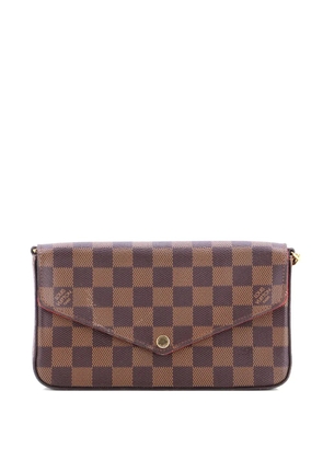 Louis Vuitton Pre-Owned Felicie Pochette Damier crossbody bag - Brown