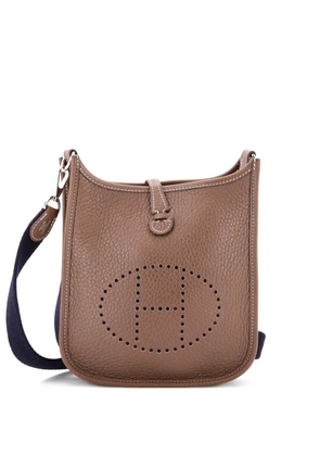 Hermès Pre-Owned Evelyne Bag Gen III Clemence TPM crossbody bag - Grey