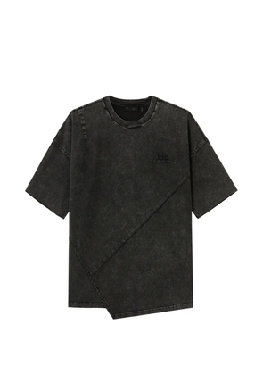 FIVE CM logo-embroidered T-shirt - Black