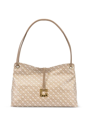 Gherardini medium patterned shoulder bag - Neutrals
