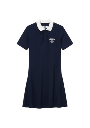 CHOCOOLATE A-line mini polo dress - Blue