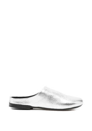 JVAM Yale flat mules - Silver