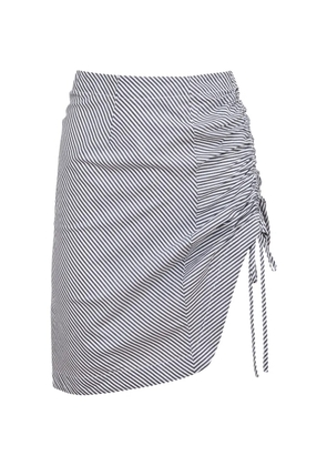 Fleur Du Mal striped skirt - White