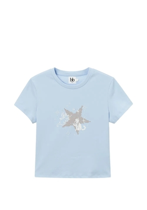 b+ab star-graphic T-shirt - Blue