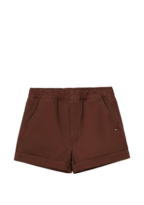 CHOCOOLATE logo-patch shorts - Brown