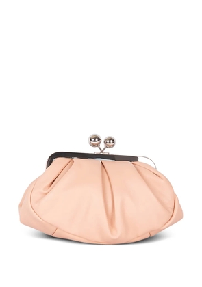 Weekend Max Mara small Pasticcino boule chain leather shoulder bag - Pink