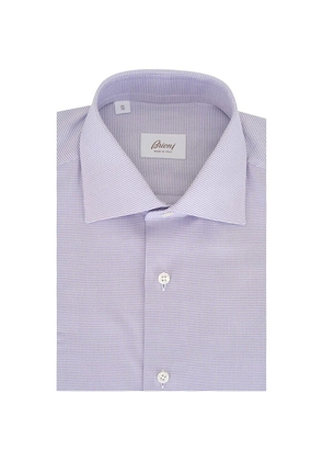 Brioni textured shirt - Purple