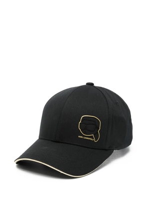 Karl Lagerfeld logo baseball cap - Black