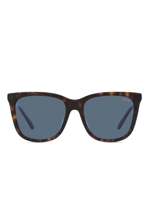 Polo Ralph Lauren PH4201U rectangle-frame sunglasses - Brown