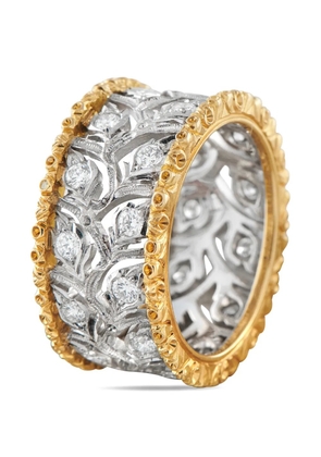 Buccellati diamond band ring - Silver