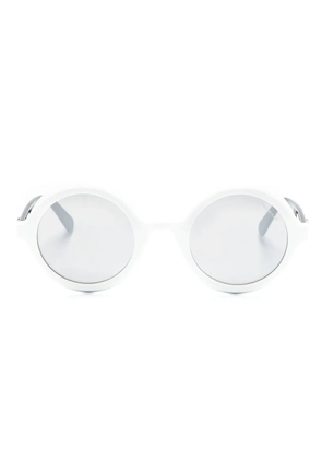 Moncler Eyewear Orbit round-frame sunglasses - White