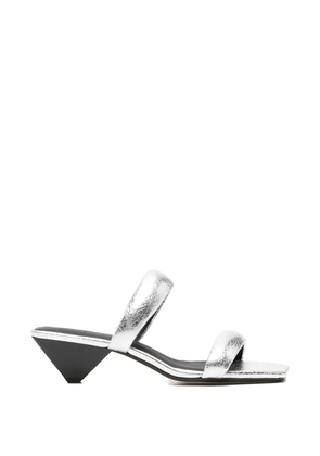 JVAM Cody square-toe sandals - Silver