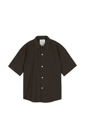 mfpen striped pocket shirt - Brown