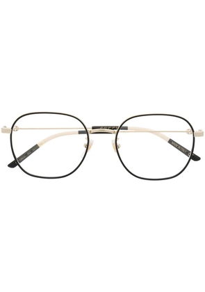 Gucci Eyewear square Interlocking G logo glasses - Gold