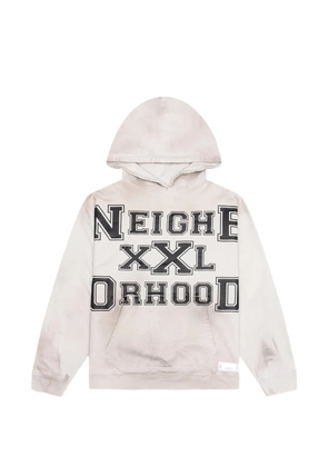 Neighborhood distressed graphic hoodie - Neutrals