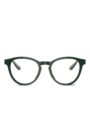 Giorgio Armani round-frame glasses - Green