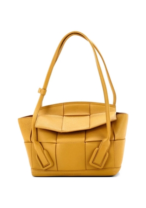 Bottega Veneta Pre-Owned Arco Bag Maxi Intrecciato Leather Small shoulder bag - Yellow