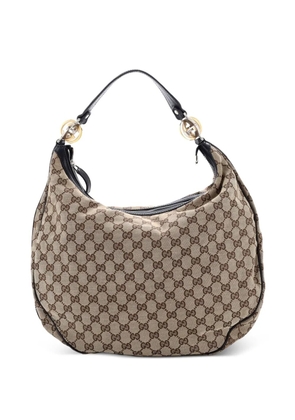 Gucci Pre-Owned Twins GG Canvas Medium hobo bag - Brown