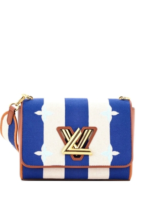 Louis Vuitton Pre-Owned Twist Handbag Limited Edition Embroidered Stripe Canvas MM crossbody bag - Blue