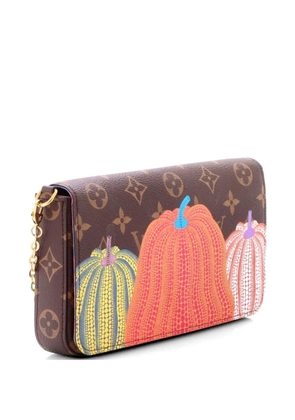 Louis Vuitton Pre-Owned Felicie Pochette Yayoi Kusama Pumpkins Monogram Canvas crossbody bag - Brown