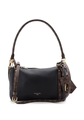 Louis Vuitton Pre-Owned Express Handbag Leather with Monogram Canvas PM shoulder bag - Black