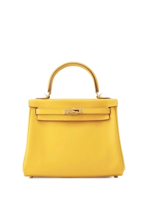 Hermès Pre-Owned 2018 Swift Kelly II Retourne 25 satchel - Yellow