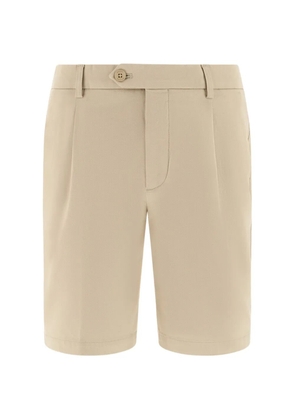 Boggi Milano dart-detailed bermuda shorts - Neutrals