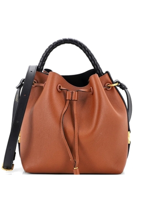 Chloé Pre-Owned Marcie Leather bucket bag - Brown