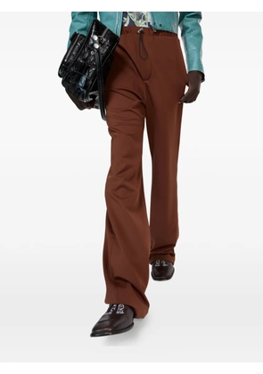 Acne Studios embroidered trousers - Brown