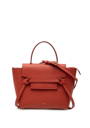 Celine Pre-Owned 2012-2018 Nano Grained Calfskin Belt Bag satchel - Red